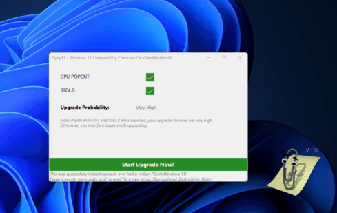 FlyBy11 দিয়ে পুরানো কম্পিউটারে Windows 11 ইনস্টল করুন সহজেই